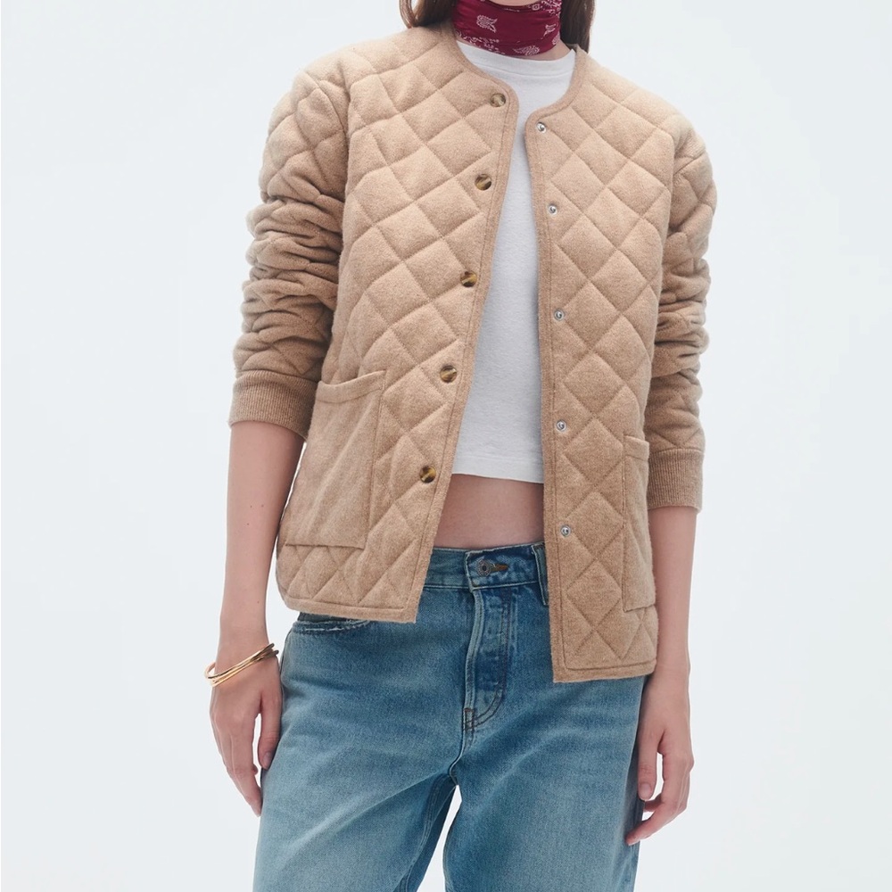 Quilted Tan Jacket